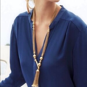 Stella & Dot Retired Bianca Tassel Necklace